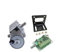 Reduction engine Double Shaft Adjustable Speed Reverse Self Lock Brushless DC Worm Geared Motor Low Speed 8-470RPM High Torque BLDC Motor 12V 24V rotating variable (Size : 24v 27rpm, Color : Package