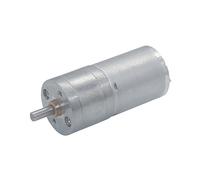 Reduction engine JGA25-370 Geared Motor DC Motor 6V 12V 24V Gear Motor High Torque 16/26/35/60/77/130/170/280/620/1360rpm rotating variable (Size : 620rpm, Color : 6V)