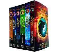 Redwall Series Books 1 - 6 Collection Set by Brian Jacques (Redwall, Mossflower, Mattimeo, Mariel of Redwall, Salamandastron & Martin the Warrior)