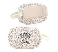 Redwing Blackbird Transparent Makeup Bag Bird Lover Gift Migration is Natural Gift (Natural TB UK)