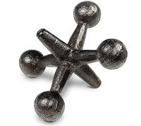 Redwix Decorative Door Stop - 3.25x4.5 - Metal Jacks - Shelf Decor Accents - Cast Iron Door Stop - Paper Weights - Decorative Objects - Industrial Decor - Retro Decor - Bookshelf Decor