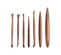 Redwood Clay for sculpture Tools Set 7pcs Hand Polished Redwood