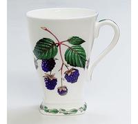 Redwood Collection English Bone China Mug - BlackBerry Fruit Design