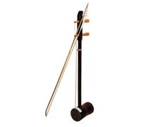 Redwood Erhu 2-string Violin Musical Instrument | 2 strings: Classic design for rich musical expression.(Black ponytail)