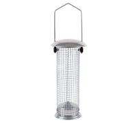 Redwood Leisure Redwood Deluxe Metal Nut Bird Feeder - Silver