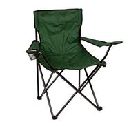 Redwood Folding Canvas Camping Armchair - Green, Green