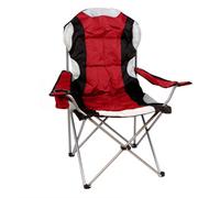 Redwood Leisure Redwood High Back Padded Camping Armchair - Red