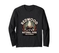 Redwood National Park Bear California Wilderness Vintage Long Sleeve T-Shirt