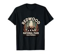 Redwood National Park Bear California Wilderness Vintage T-Shirt