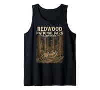 Redwood National Park California Deer Nature Lover Tank Top