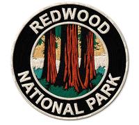 Redwood National Park California Patch for Clothes - Embroidered Iron on Patch for Backpack Jacket - Fabric Sports Patches for Clothes Souvenirs & Gifts ID45095