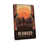 Redwood National Park Sign Vintage Looking Decorative Signs Home Décor Gift 8x12 Matte 108120086037