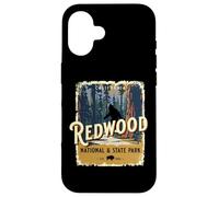 Redwood National Park State USA Park Giant Redwoods Souvenir Case for iPhone 16