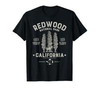 Redwood National Park T Shirt Vintage California Bear Gifts T-Shirt