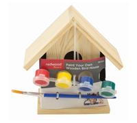 Redwood Paint Your Own Wooden Bird House