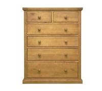 Redwood Pine Large 2 Over 4 Chest Rest Relax Brown One Size