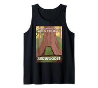 Redwoods Humor Humboldt County Northern California Tank Top