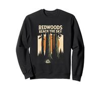 Redwoods Reach The Sky Shirt Retro California Forest Hiking Sweatshirt