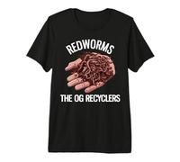 Redworms The OG Recyclers Funny Worm Farming Premium T-Shirt