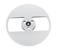 Reeatel 1/4 7 Inch Empty Tape Reel Universal Open Reel Sound Tape Empty Reel for Reel to Reel for/ReVox Studer Silver
