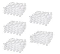 Reeatel 120 Strips 2Ml Empty Paint Strips Paint Cup Pots Clear Storage Containers Painting Arts Crafts Supplies