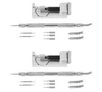 Reeatel 18 Pcs Watch Strap Link Remover Kit Watch Band Link Pin Removal Watch Repair Tool