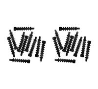 Reeatel 20 Pcs Bike V Brake Dust-Proof Mountain Bicycle V Brake Cable Hose Rubber Boots Protective Hose Sleeve Cover Replacement