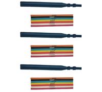 Reeatel 21Pcs 100 X 4 X 1mm Fiber Whetstone Super Ceramic Whetstone for Mold Polishing + 3Pc Fixture Holder