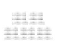 Reeatel 250Pcs Golf Tee Double Layer Plastic Ball Tee Soft Low Resistance Golf Seat Golf Training Tool White