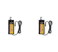 Reeatel 2X 12000V Farmer's Fence Voltage Testing Tool,Electric Fence Voltage Tester,Yard Fencing Tester