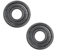 Reeatel 2X 6201Z Deep Groove Ball Bearing, Metal, 12 x 32 x 10 mm, Sealed