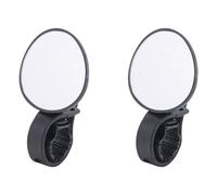 Reeatel 2X Bike Mirror, Bicycle Cycling Rear View Mirrors Adjustable Handlebar Mounted for Mountain Road Bike
