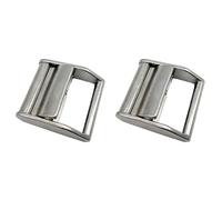 Reeatel 2X Cam Buckle Ratchet Tie Down Strap or Webbing Cargo Lashing Luggage Bag Belt Metal Buckle,38mm 304 Stainless Steel