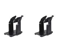 Reeatel 2X External Rolls Label Holder, 2 in 1 Fanfold Stack Paper Holder for Desktop Thermal Label Printer