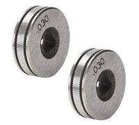 Reeatel 2X Mig Welder Wire Feed Drive Roller Roll Wheel Kit 25mm Diameter 0.8-0.9mm/.030 Inch-.035 Inch