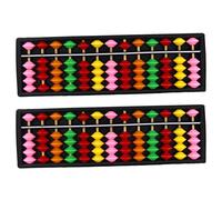 Reeatel 2X Portable Plastic Abacus Arithmetic Abacus Calculation Tool