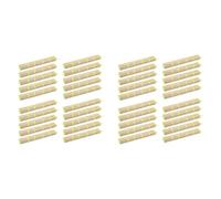 Reeatel 40 Packs of Extended Queen Bee Cage Queen Bee Isolation Transport Cage Beekeeping Tools Bamboo Tools