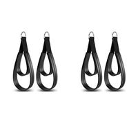 Reeatel 4PCS Pilates Straps, Pilates Double Loop Straps for Reformer, Fitness D-Ring Straps Double Loops Padded