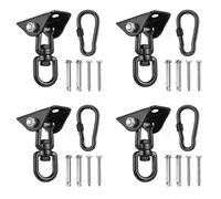 Reeatel 4X Ceiling Hook Hanging Chair 360° Rotate Swing Hanger 450KG Swing Suspension Hook for Punching Bag,Hammock,Yoga,Etc