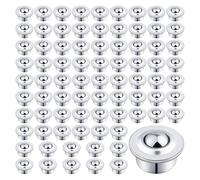 Reeatel 5/8inch Roller Ball Transfer Bearing,160PCS -15H Carbon Steel Ball Bearing Rollers,Ball Transfer Bearing Casters