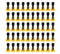 Reeatel 50Pcs Construction Tools Tile Leveler Adjuster Plastic Positioning Artifacts Leveler Locator Spacers for Flooring Wall