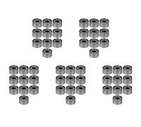 Reeatel 50Pcs Miniature Rubber Sealed Metal Shielded Metric Radial Ball Bearing Model: 692 ZZ 2X6X3MM