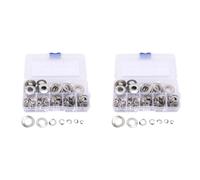 Reeatel 590 Pcs 304 Stainless Steel Spring 2 Wave Washer Gasket Assortment Kit (M3 M5 M6 M8 M10)