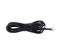 Reeatel 6P6C RJ11 Telephone Extension Fax Modem Cable Line 5M Length Black