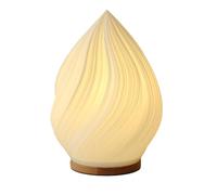 Reeatel Dimmable Novelty Small Table Lamp for Bedroom Vintage Style Striped Small Night Light Lamp Bedside Lamp E