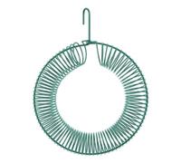 Reeatel Peanut Wreath Bird Feeder 16 Inch, Rust & Waterproof, Solid Steel Durables Whole Peanut Wild Bird Feeder with Hook