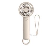 Reeatel USB Handheld Fan Portable Multifunction 3 Speed Type C Rechargeable Fans with Carabiner for Outdoor Travel B