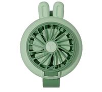 Reeatel Wristband Fan 300mAh Kids Mini Wristband Multifunction Portable with Breathing Light Watch Model Fan, Easy Install Easy to Use Green