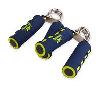 Reebok 2-Pack Hand Grips, Spring Coiled Wrist, Fingers & Forearm Strength Trainer with Soft Foam Handles, Improves Grip Strength, Resistance Hand Gripper for Manual Exercises & Rehab