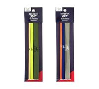 Reebok 2pk Headwraps - 6pc Assorted Headwraps Secure, Versatile, Damage-Free Hold | Quality Gym Hair Accessories for Active Comfort